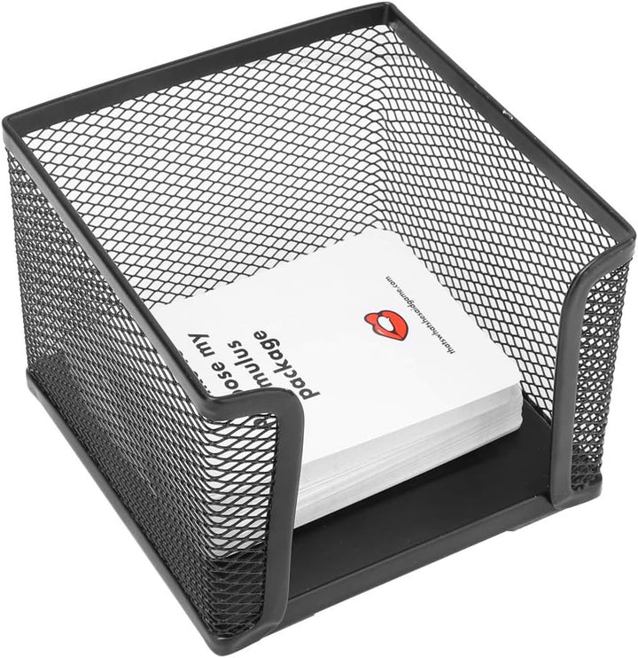 Cube Note Box Notizblock-Halter aus Netzstoff für Zuhause