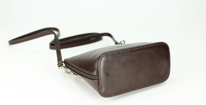 Belli italienische Ledertasche Damen Umhängetasche klein Handtasche Schultertasche Abendtasche in du