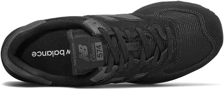 New Balance Herren 574v2 Turnschuh 43 EU Schwarz Triple Black Ete, 43 EU Schwarz Triple Black Ete