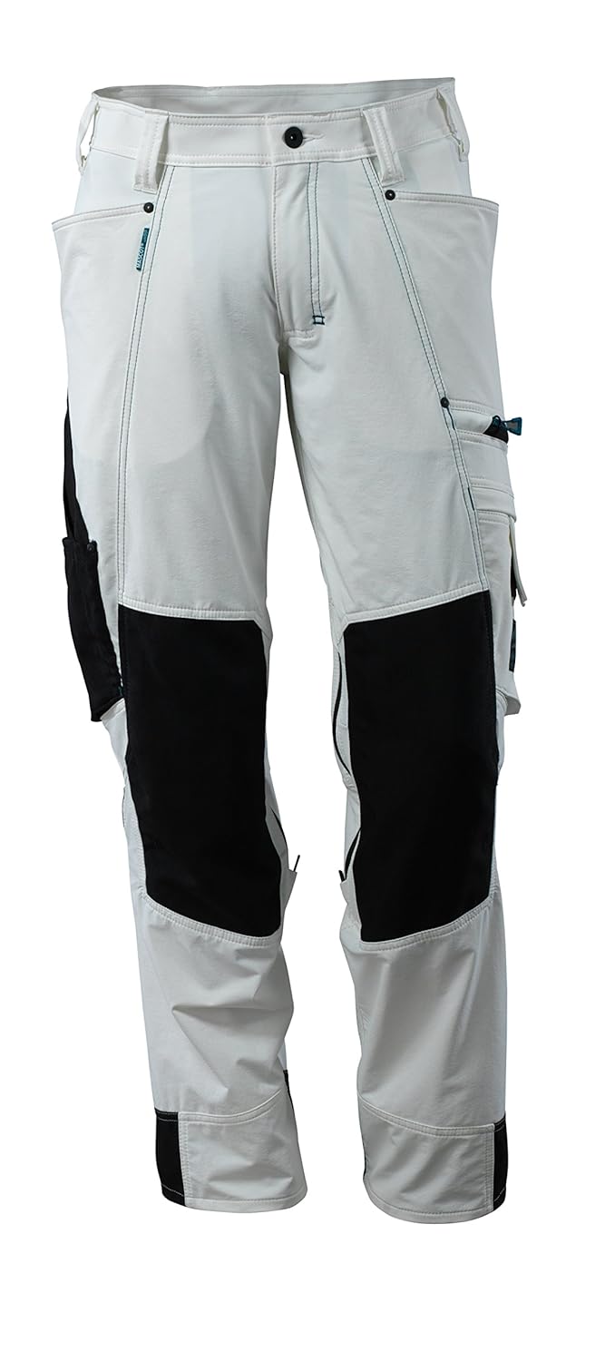 Mascot Trousers with Kneepad Pockets Weiss 46, Weiss 46