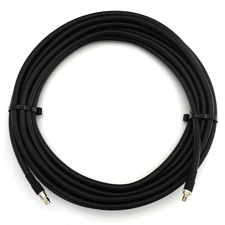 12m RP-SMA Stecker auf RP-SMA Buchse Koaxialkabel — Vollkupfer HF400 Flexibles Verlängerungskoax 50