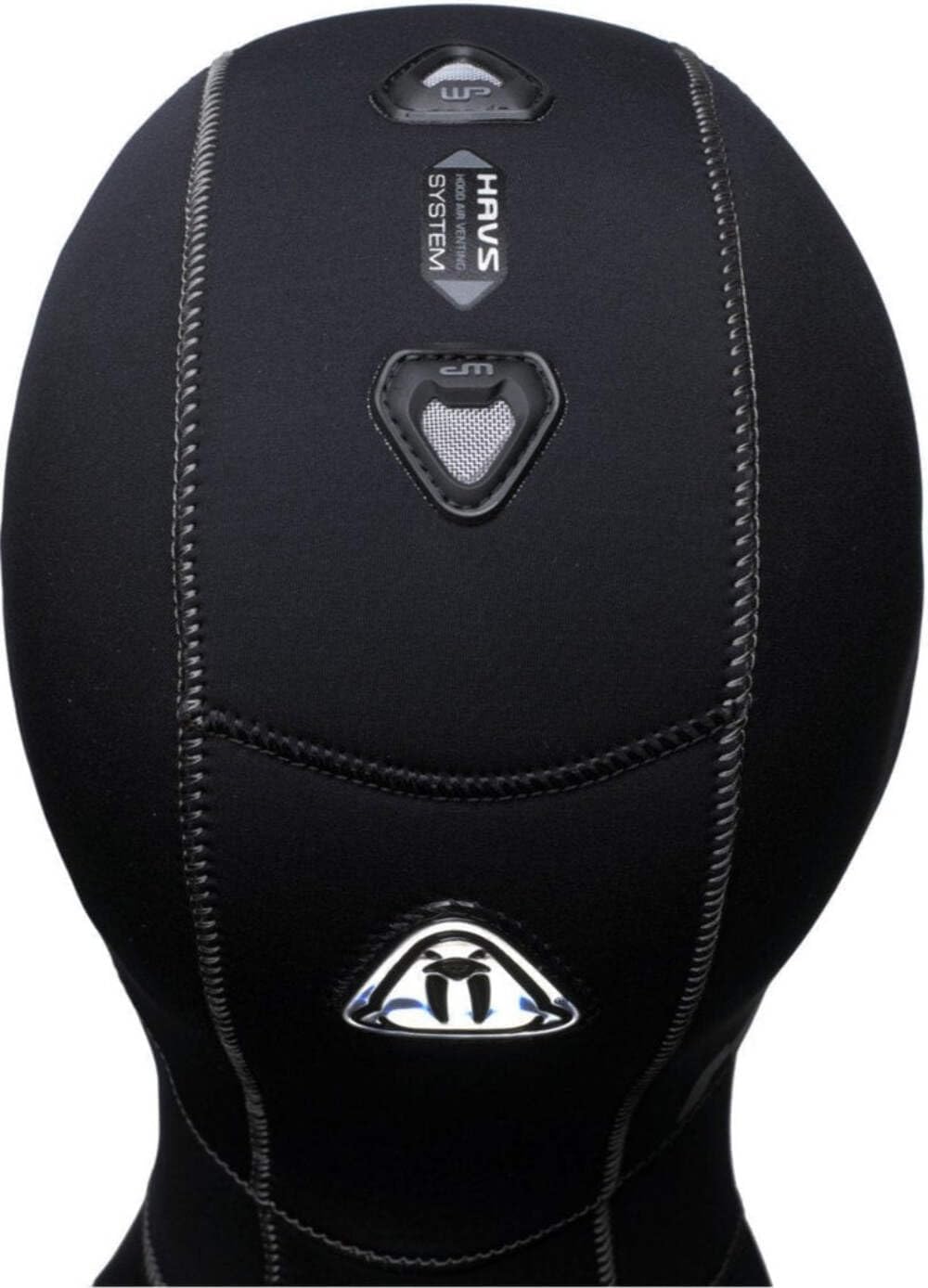 Waterproof Kopfhaube H1 5/7mm mit Ventil S, S