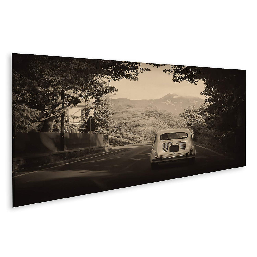 islandburner Bild auf Leinwand Old Fashioned Auto Retro Vintage Bilder Wandbilder Poster Leinwand 12