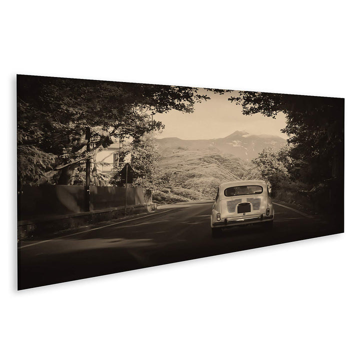 islandburner Bild auf Leinwand Old Fashioned Auto Retro Vintage Bilder Wandbilder Poster Leinwand 12