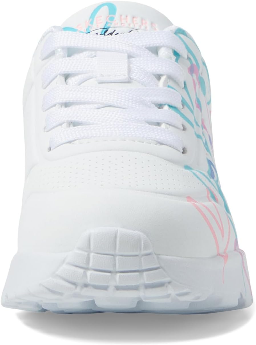 Skechers Damen 149025 sneakers 19.5 EU Weiss Lila Türkis