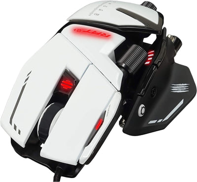 MadCatz R.A.T. 8+ Optical Gaming Mouse, White R.A.T. 8+ White