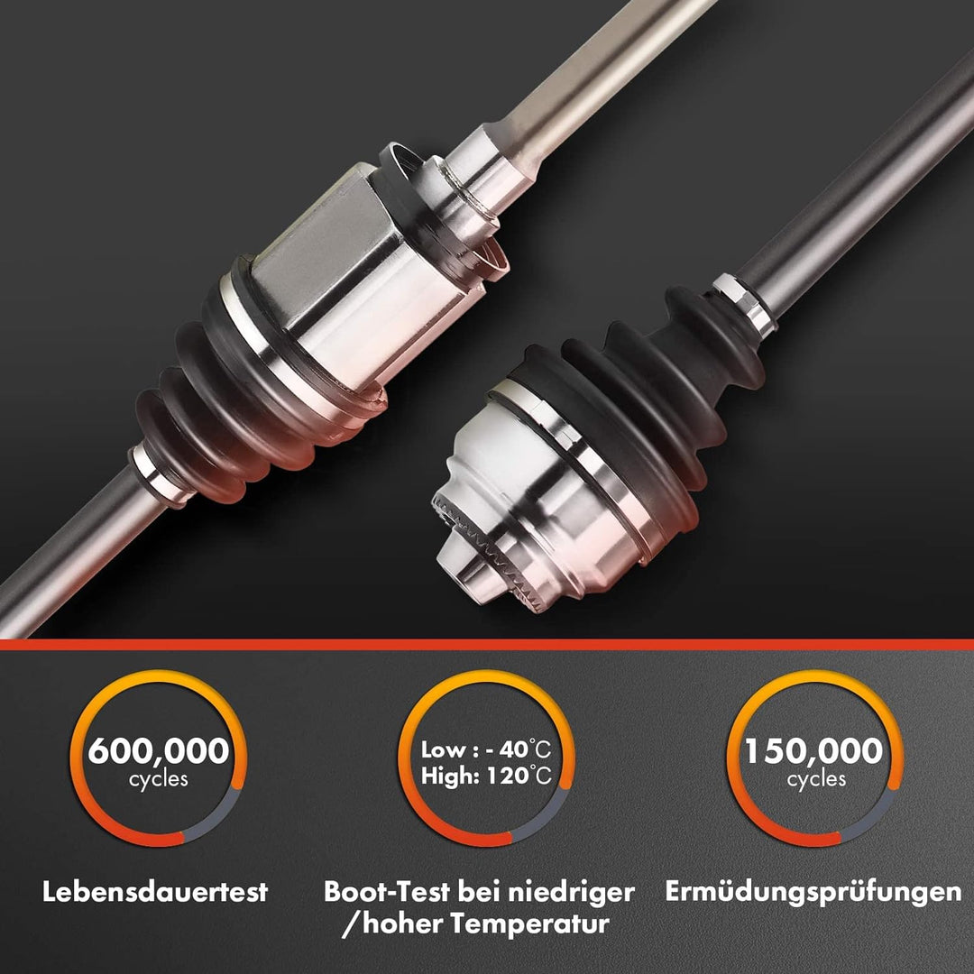 Frankberg 2x Antriebswelle Vorne Links Rechts Kompatibel mit C15 VD 1984-2000 Visa 1984-1991 205 I 7