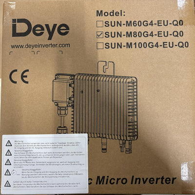 home Trends® SUN-M80G4-EU-Q0 800W Mikro Wechselrichter Neue Generation Externe Ralais Solar PV mit 5