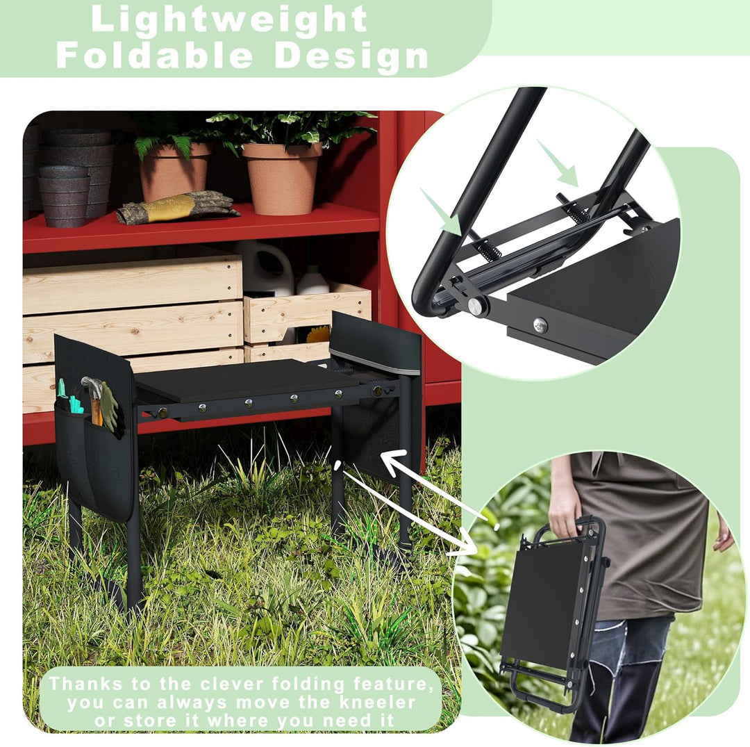 Garten Kniebank Gartenhocker für Arbeiten Gartenarbeit klappbar Arbeitshocker Sitzbank Gartenarbeit