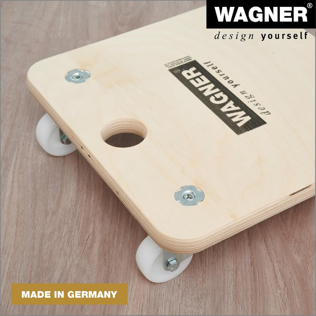 WAGNER Transporthilfe MM 1352 I 29 x 29 cm – ideal für Unhandliches, Geräte &amp; Möbel I Tragkraft 250