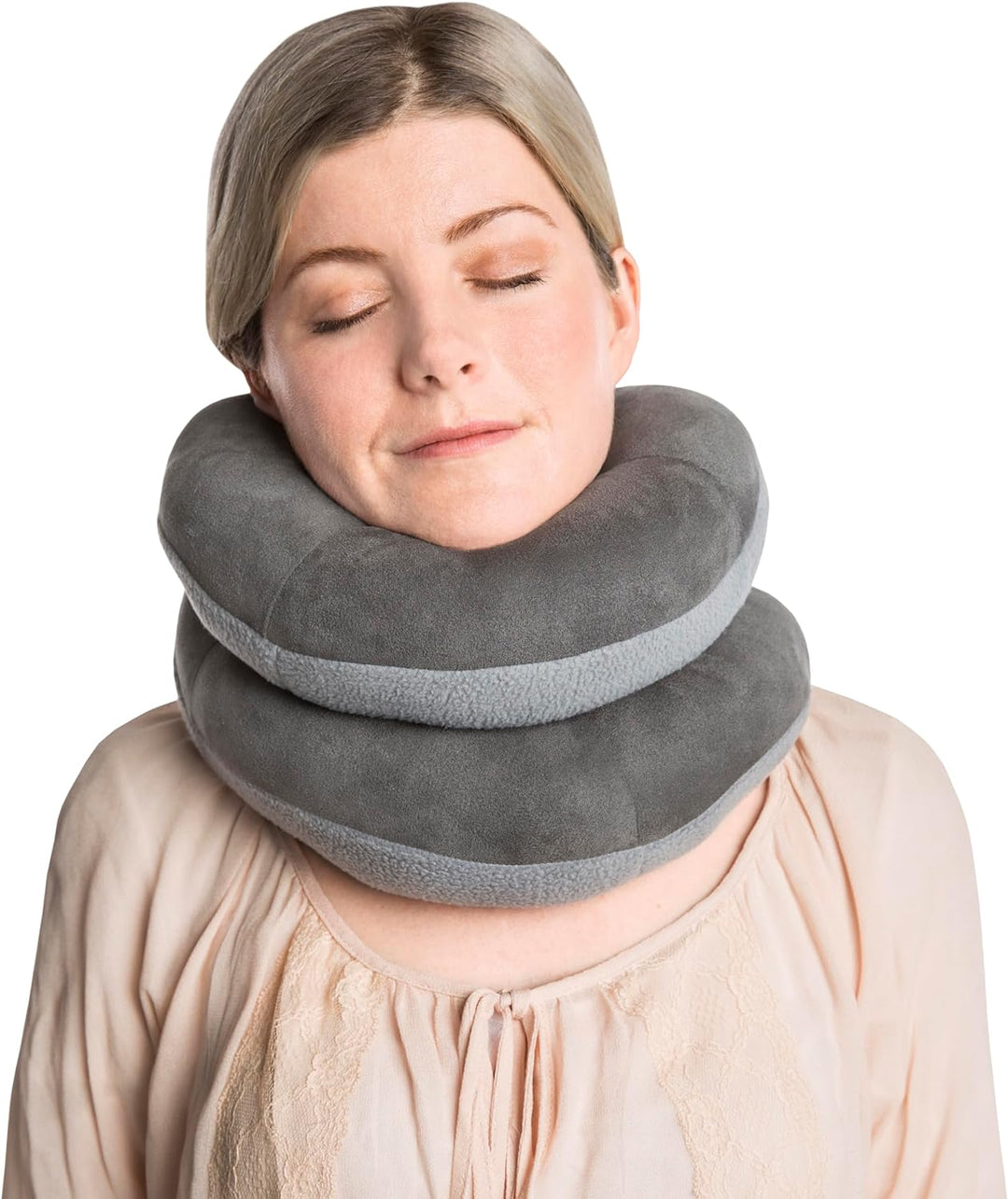 Travelon Deluxe Wrap-N-Rest Pillow, Dark Gray/Light Gray Einheitsgrösse Dunkelgrau/Hellgrau, Einheit