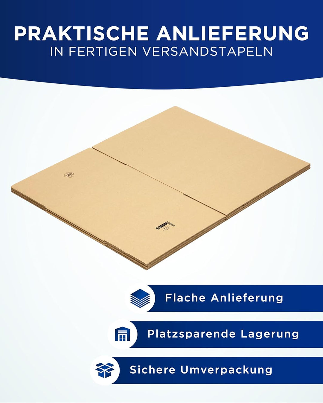 15 Kartons in 500 x 400 x 300 mm für DPD und DHL Versand 2-wellig