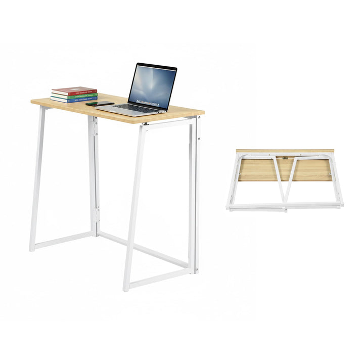 1 Stück Klein Klapptisch Schreibtisch 80CM Breite Computertisch Laptoptisch Klappbar Laptop Computer