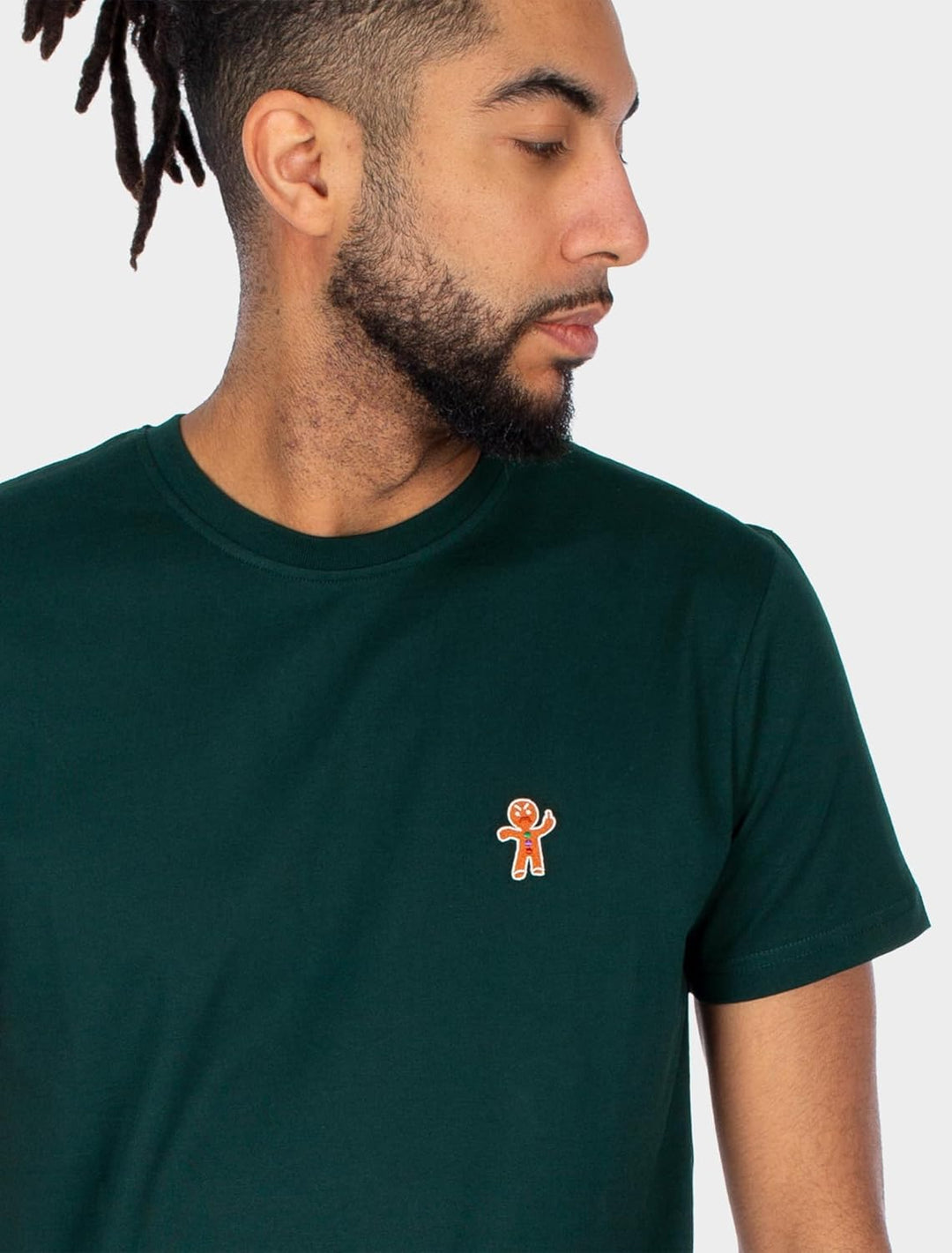 IRIEDAILY Cookieman Emb Tee T-Shirt Herren Shirt S Nightforest, S Nightforest