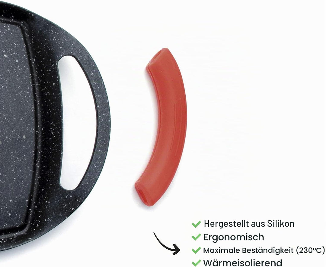Lacor - 25536 - Rösteisen, Eco Stone Grill, Kompatibilität: alle Arten von Küchen, Geeignet für Indu