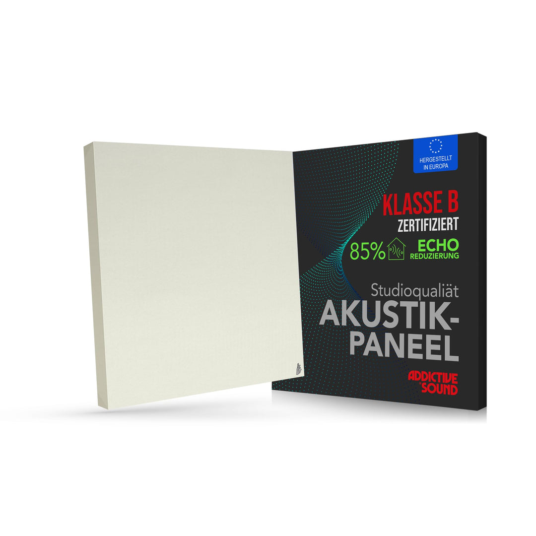 Addictive Sound Schalldämmung Wand 50x50x6 cm Premium - Akustikpaneele Wand - Schallabsorber Bild -