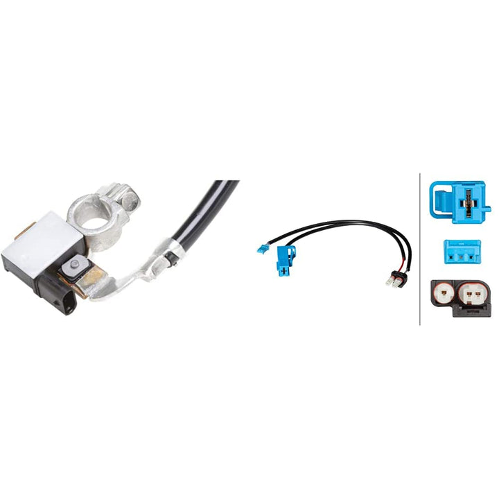 HELLA 6PK 010 562-901 Sensor, Batteriemanagement - 12V - geschraubt - Kabel: 330mm & 8KA 009 429-911