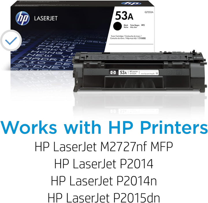 HP 53A (Q7553A) Schwarz Original Toner für HP Laserjet P2014, P2015, P2015dn, P2015n, P2015x, M2727n