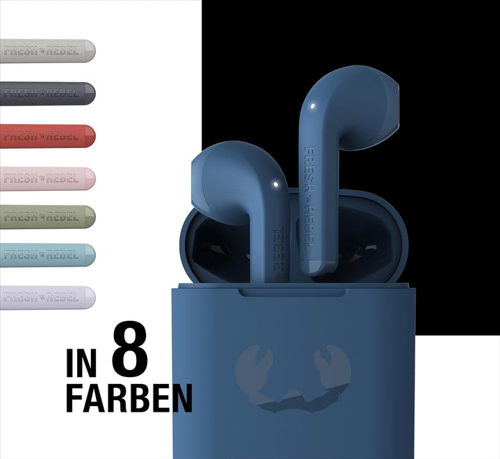 Fresh 'n Rebel Twins Core, True Wireless kabellose In-Ear Bluetooth Kopfhörer, mit Sprachassistent,