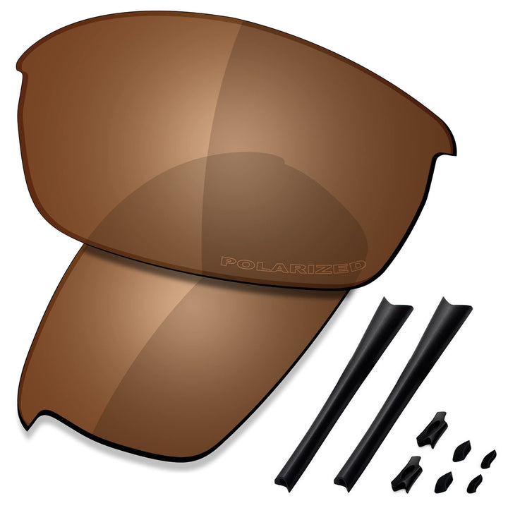 Saucer Premium-Ersatzgläser und Gummi-Kits für Oakley Flak Jacket Sonnenbrillen High Definition - Am