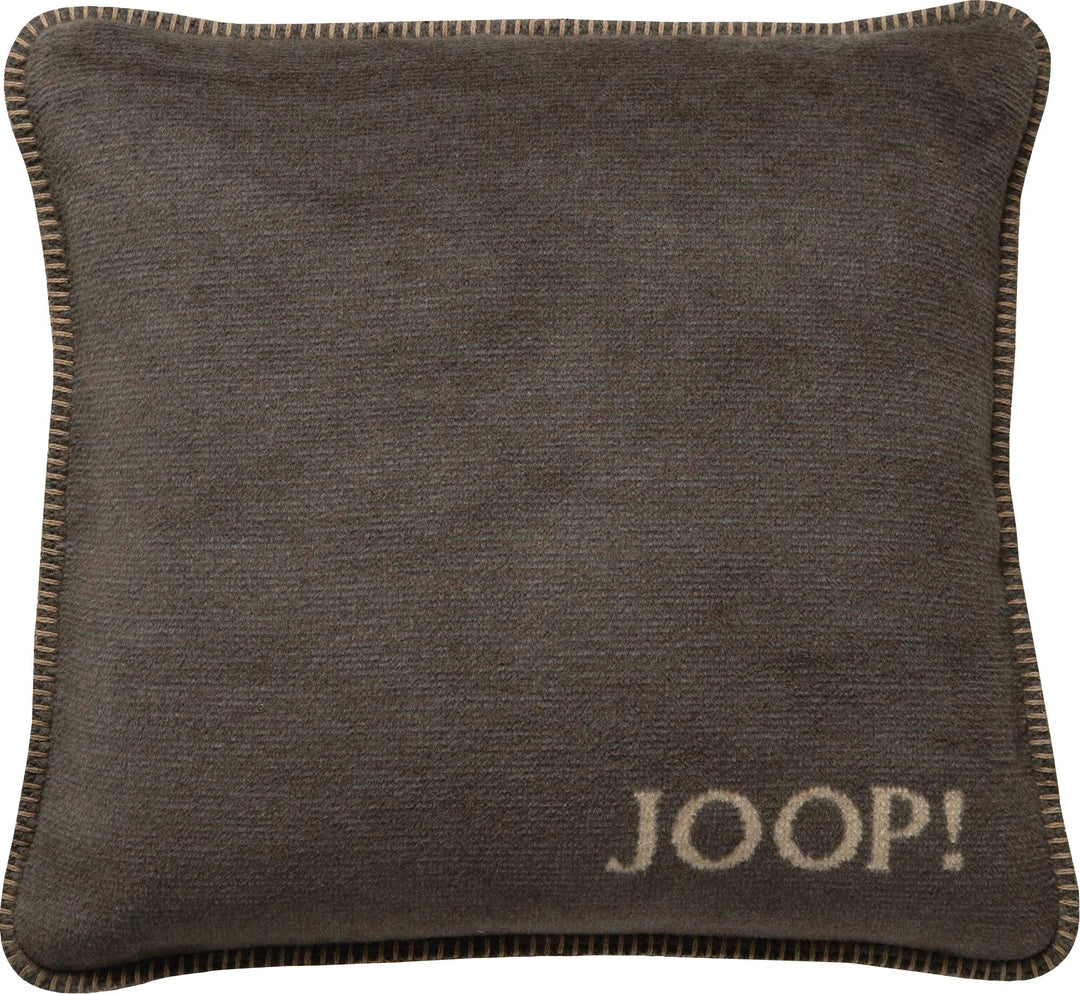 Joop!, Kissenhülle Uni Doubleface Kastanie-Cashew Baumwolle/Polyacryl, Masse: 50cm x 50cm, 754684 1