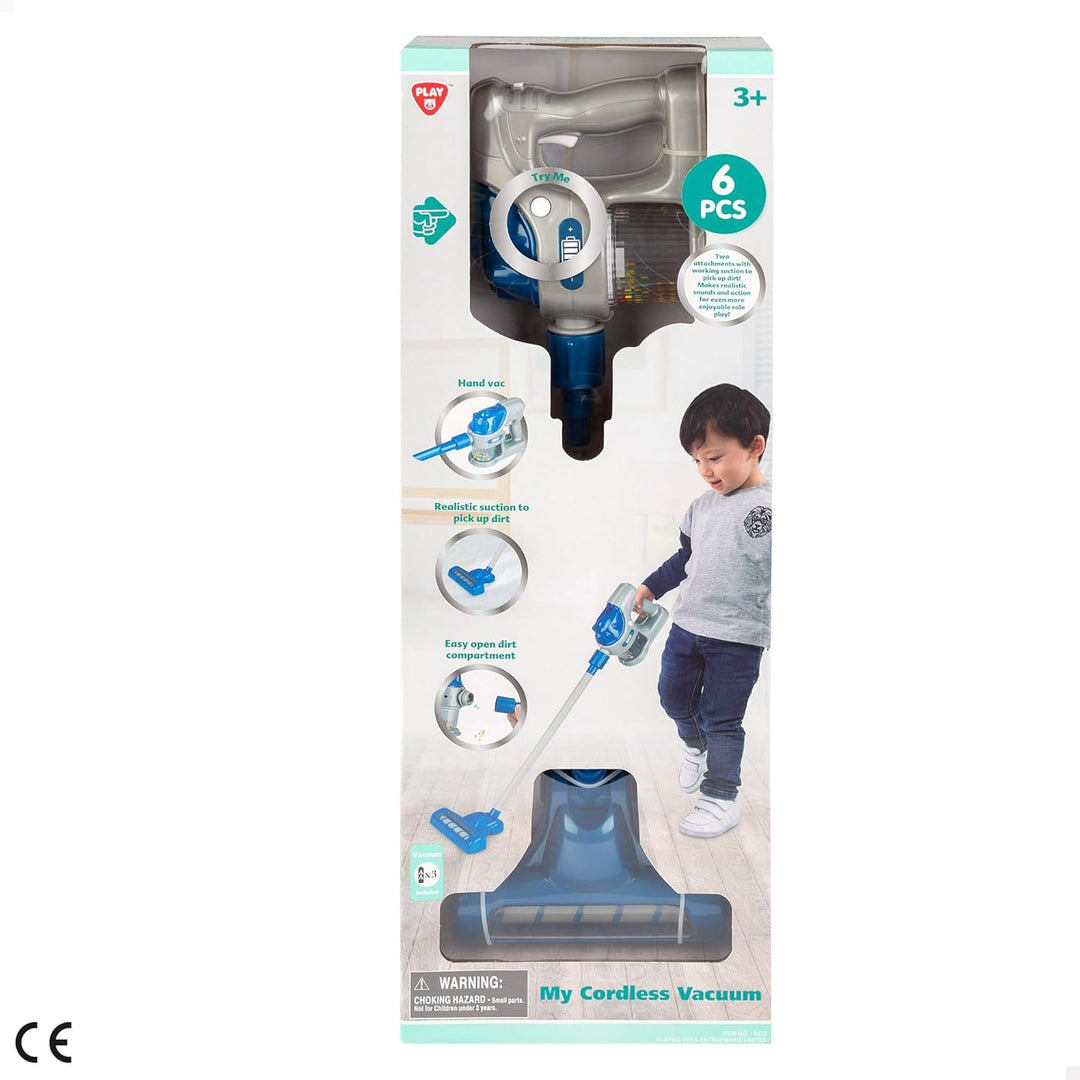 ColorBaby Play Kabelloser 2-in-1-Kinderstaubsauger