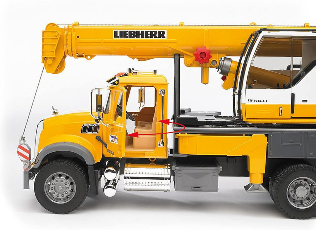 bruder 02818 - Mack Granite Liebherr Kran-LKW - 1:16 Fahrzeuge Kranwagen Baufahrzeug