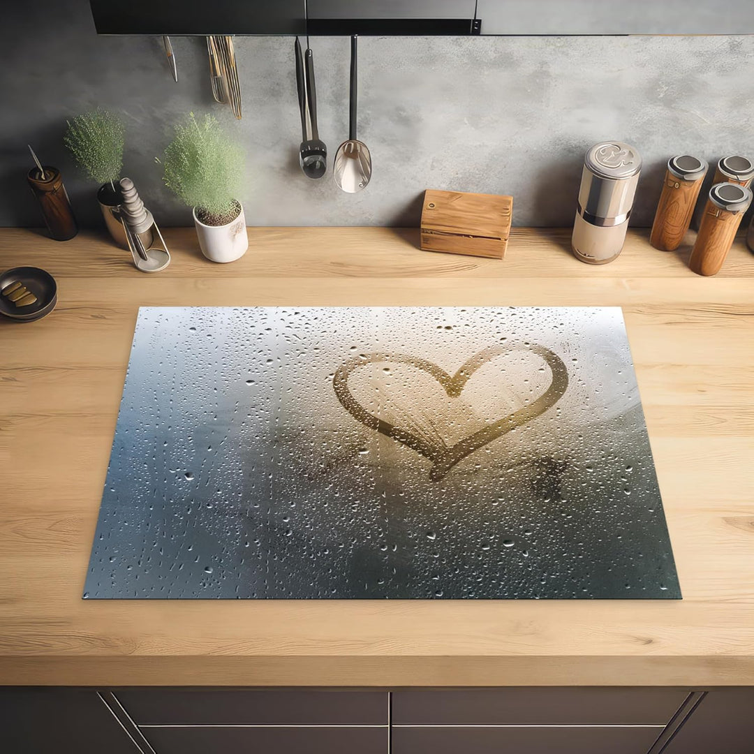 KitchenYeah© Herdabdeckplatte Einteilig Ceranfeld Abdeckplatte Küche Deko Ceranfeldabdeckung Herdabd