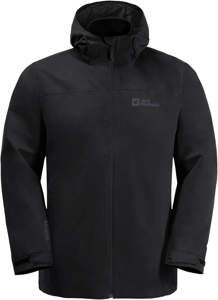 Jack Wolfskin Herren Taubenberg 3in1 Jkt M Jacket L Schwarz, L Schwarz