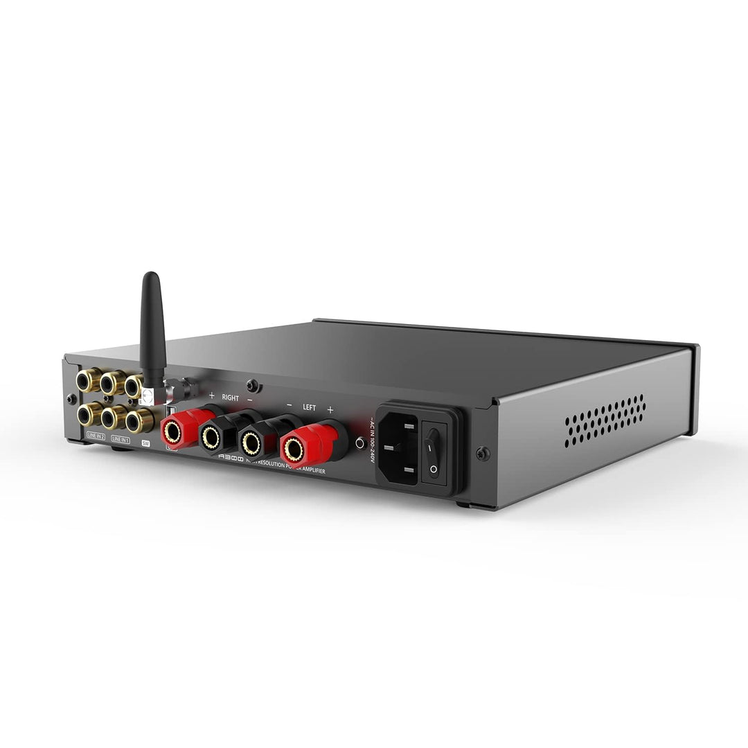 SMSL a300 Digitaler Leistungsverstärker BTL-Modus Hi-Res Bluetooth 5.0 mit Fernbedienung mit 165 Wx2