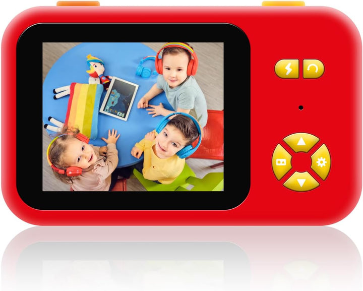 GOGEN DECKO Kinderkamera I Digitalkamera für Kinder I Selfie-Kamera I HD Foto und Video I Fotografis