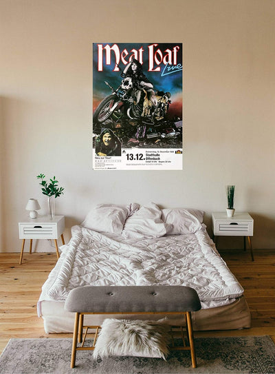 Meat Loaf - Bad Attitude, Frankfurt 1984 » Konzertplakat/Premium Poster | Live Konzert Veranstaltung