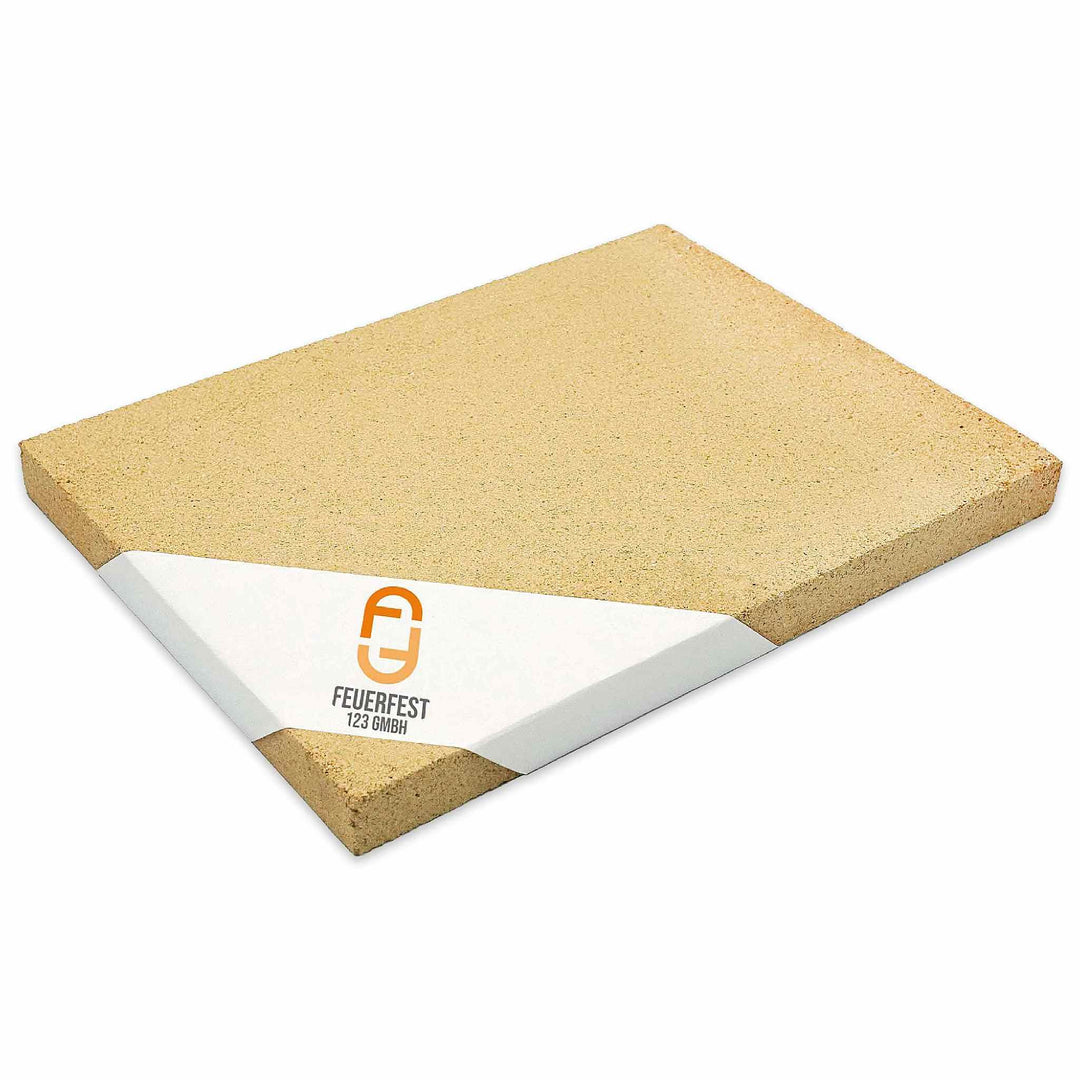 Feuerfest 123 - Schamotteplatten - Für Kaminöfen, Öfen &amp; Grills - Schamottsteine 1.400 °C hitzebestä