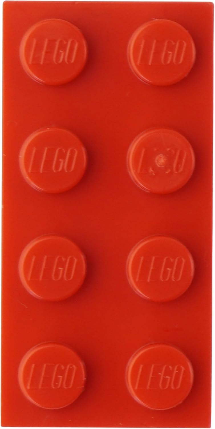 Lego® Steine Rot - 100 Stück 2x4 Bausteine - Lego® Classic Basic - Modellnummer 3001 - Konstruktions