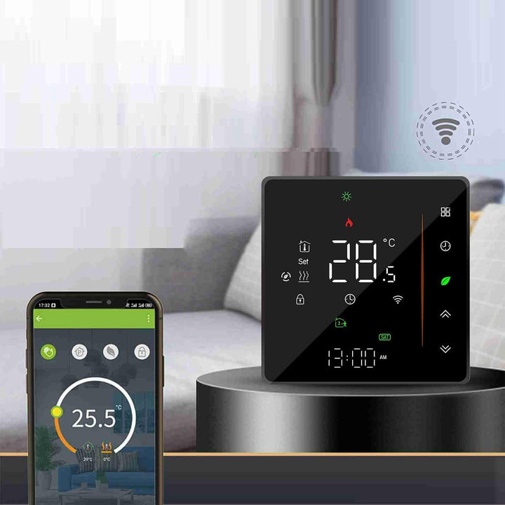 WiFi Smart Thermostat Raumthermostat, Wöchentlich programmierbar Unterstützt Touch Control/Mobile AP