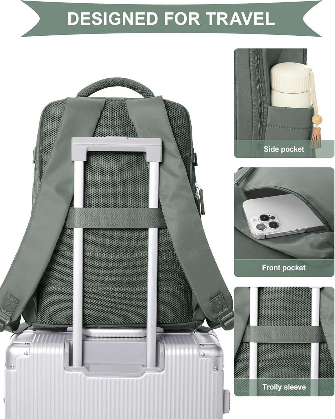 SZLX Vakuum Rucksack mit pumpe Ryanair Handgepäck 40x30x20 Damen Wizzair Handgepäck 40x30x20 Vakuum