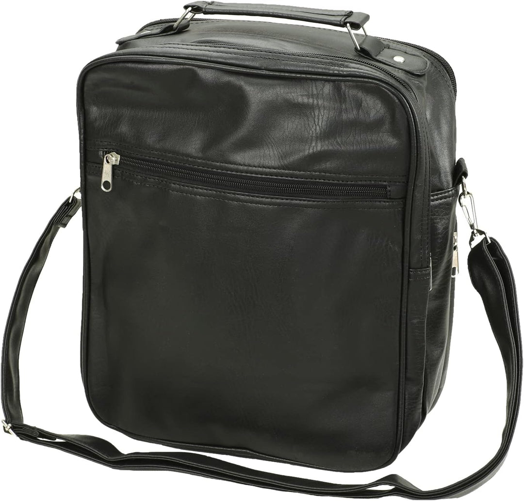 Business Arbeitstasche Herren Damen – Leder Umhängetasche/Schultertasche/Messenger Bag – Wasserabwei