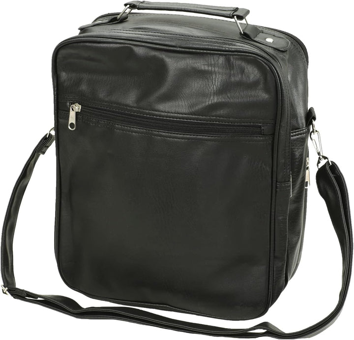 Business Arbeitstasche Herren Damen – Leder Umhängetasche/Schultertasche/Messenger Bag – Wasserabwei