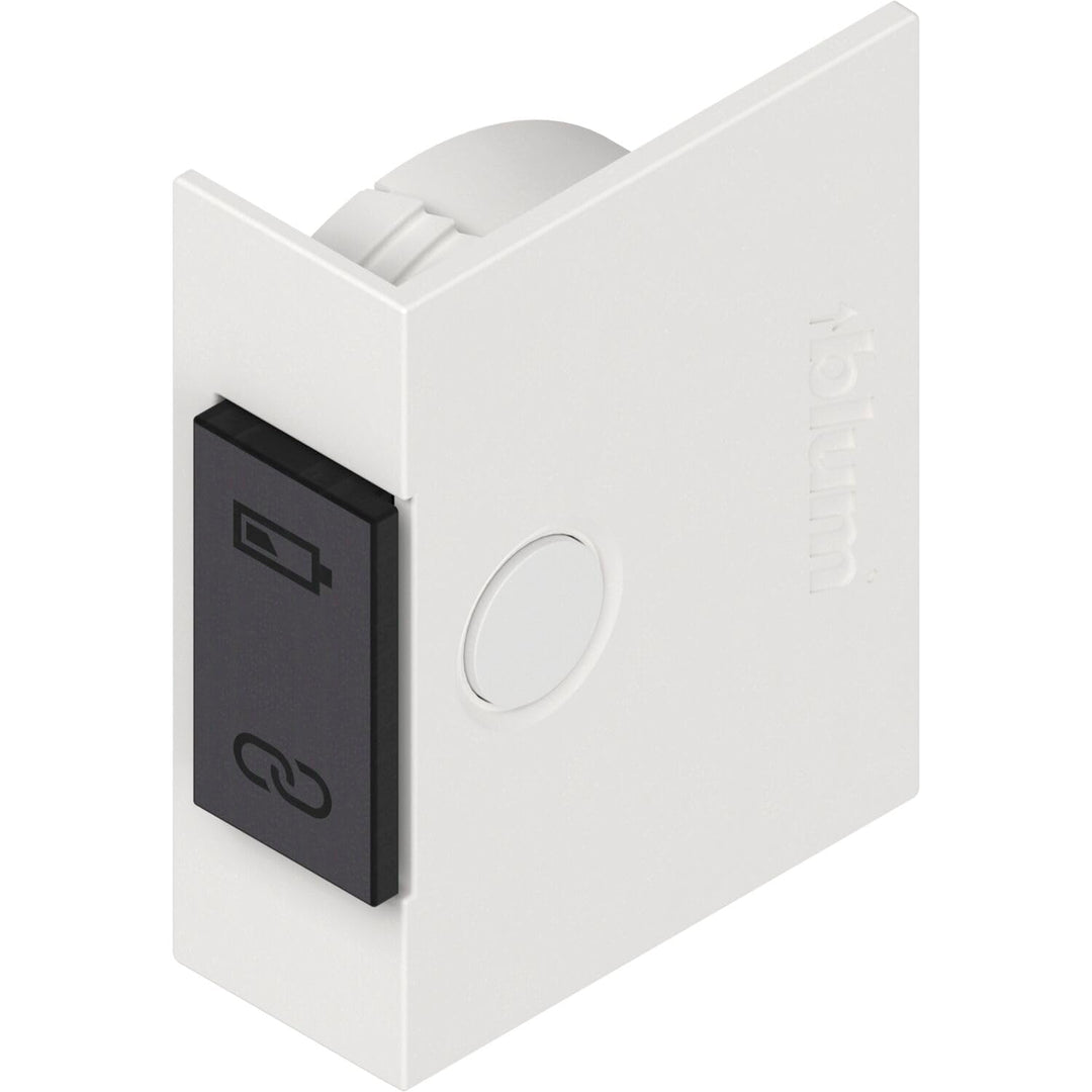 BLUM SERVO-DRIVE Schalter für AVENTOS, symmetrisch, Kunststoff seidenweiss