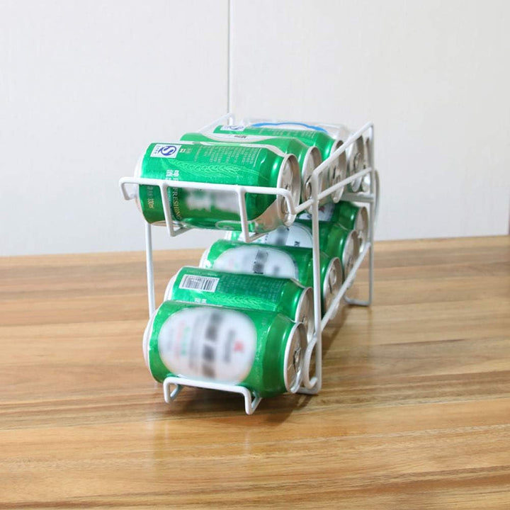 Dosenspender Double-Layer Dosen Lagerregner Cans Rollhalter Kühlschrank Getränke Rack Dosenhalter Kü