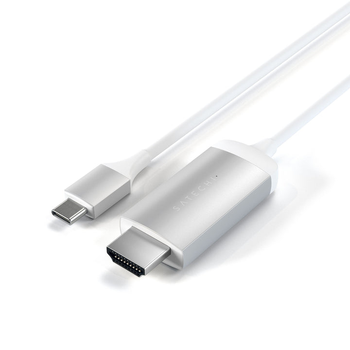 SATECHI Aluminium Type-C HDMI Kabel 4K 60Hz - Für M2/ M1 MacBook Pro/Air, M2/ M1 iPad Pro/Air, M2 Ma