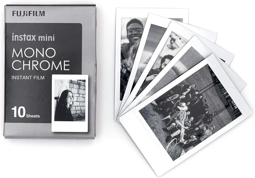 instax Mini Film 3'er Pack mit Black Frame, Blue Marble & Monochrome