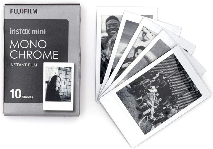 instax Mini Film 3'er Pack mit Black Frame, Blue Marble & Monochrome