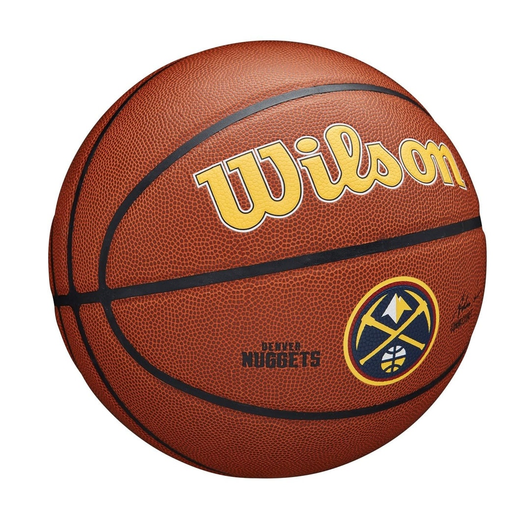 Wilson Unisex-Adult NBA Team Tribute Basketball 7 Denver Nuggets, 7 Denver Nuggets