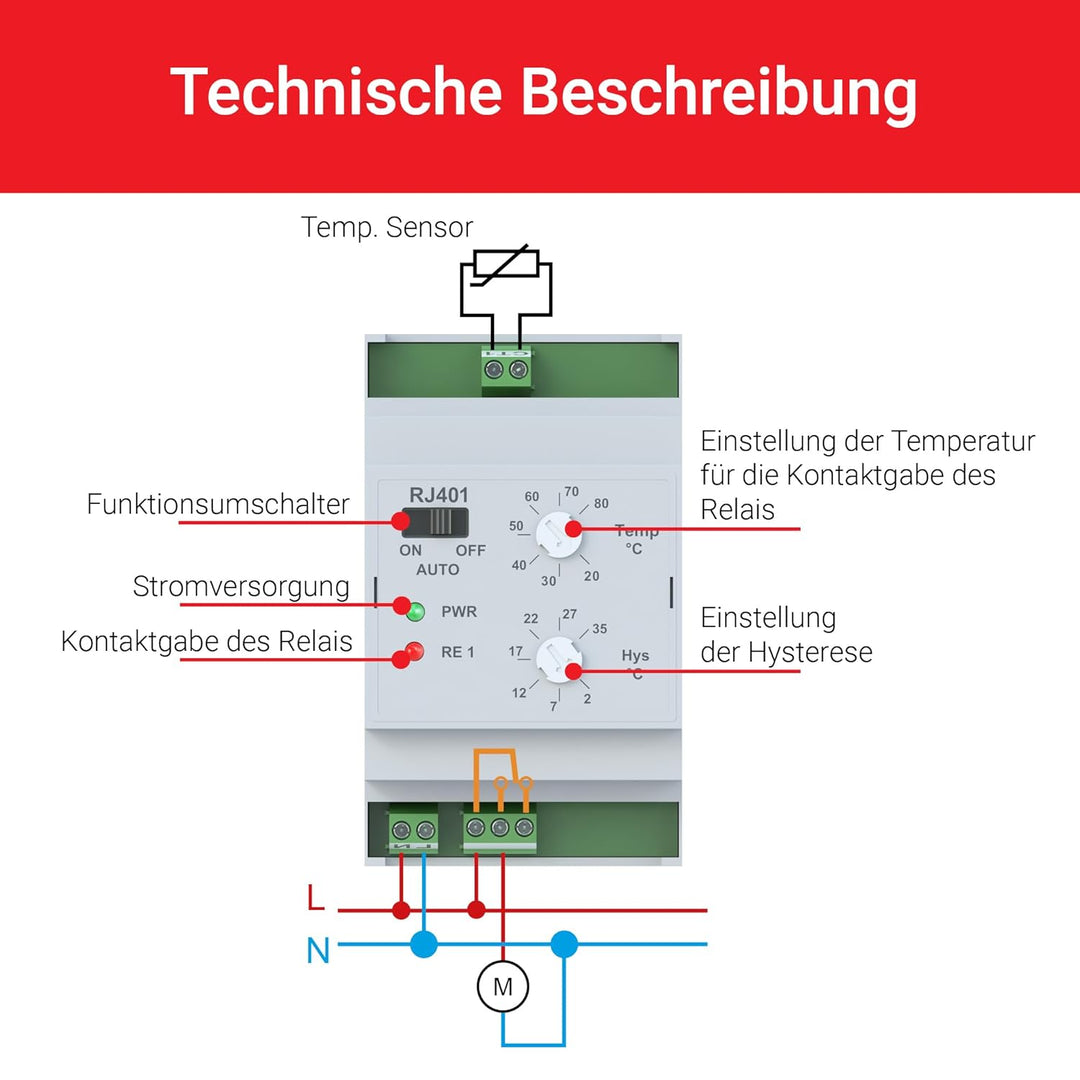 Elektrobock Temperaturschalter, RJ401