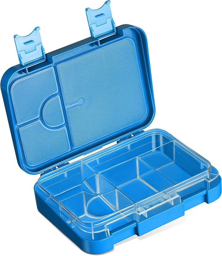 My Vesperbox – Len - Bento Box Kinder - Lunchbox mit 4+2 Fächern - extrem robust – Brotdose – Brotbo
