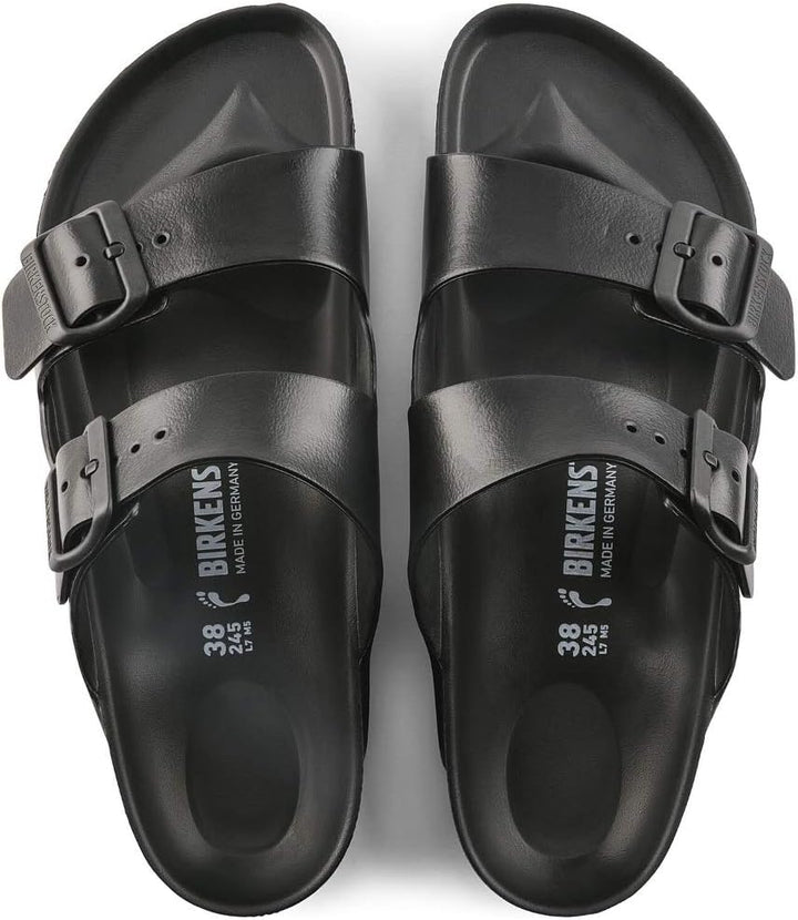 BIRKENSTOCK Damen Arizona Eva Pantoletten, 46 EU Schwarz