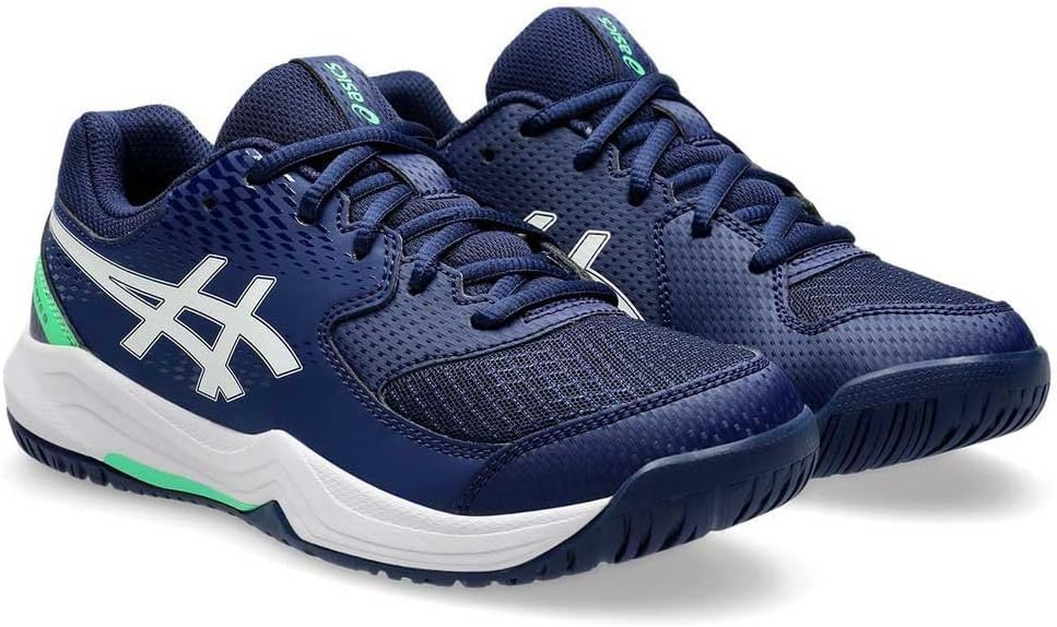 ASICS Jungen Gel-Dedicate 8 Padel Gs Sneaker 32.5 EU Black Tuna Blue, 32.5 EU Black Tuna Blue