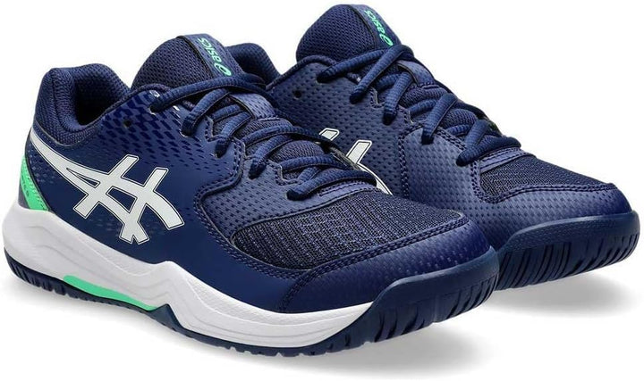 ASICS Jungen Gel-Dedicate 8 Padel Gs Sneaker 32.5 EU Black Tuna Blue, 32.5 EU Black Tuna Blue