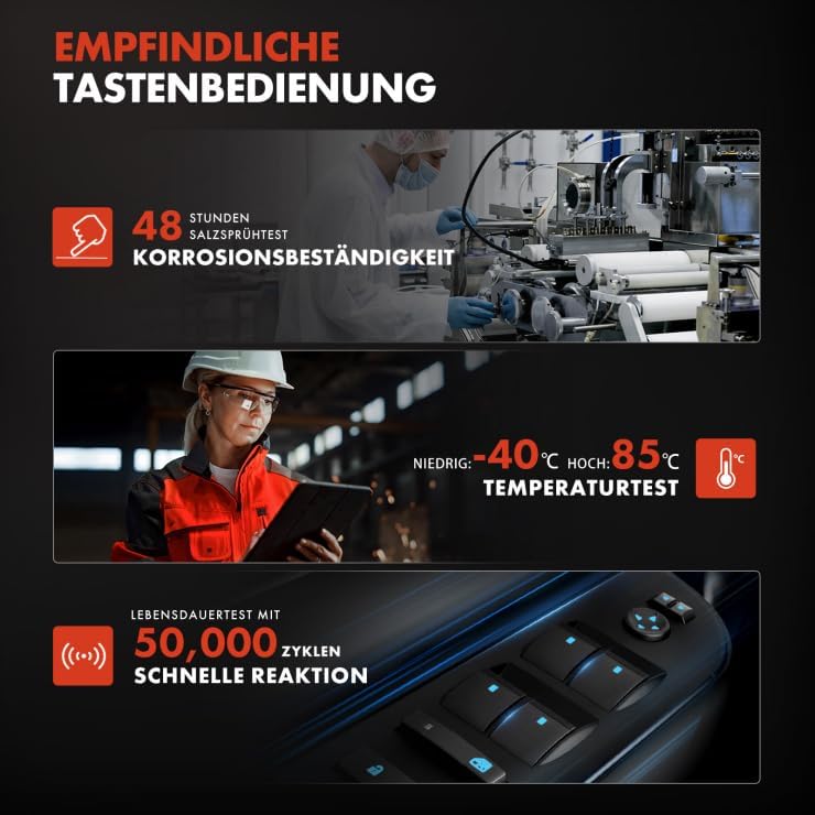 Fensterheberschalter Mittelkonsole Kompatibel für W163 ML230 ML270 ML320 ML350 ML430 ML500 1998-2005